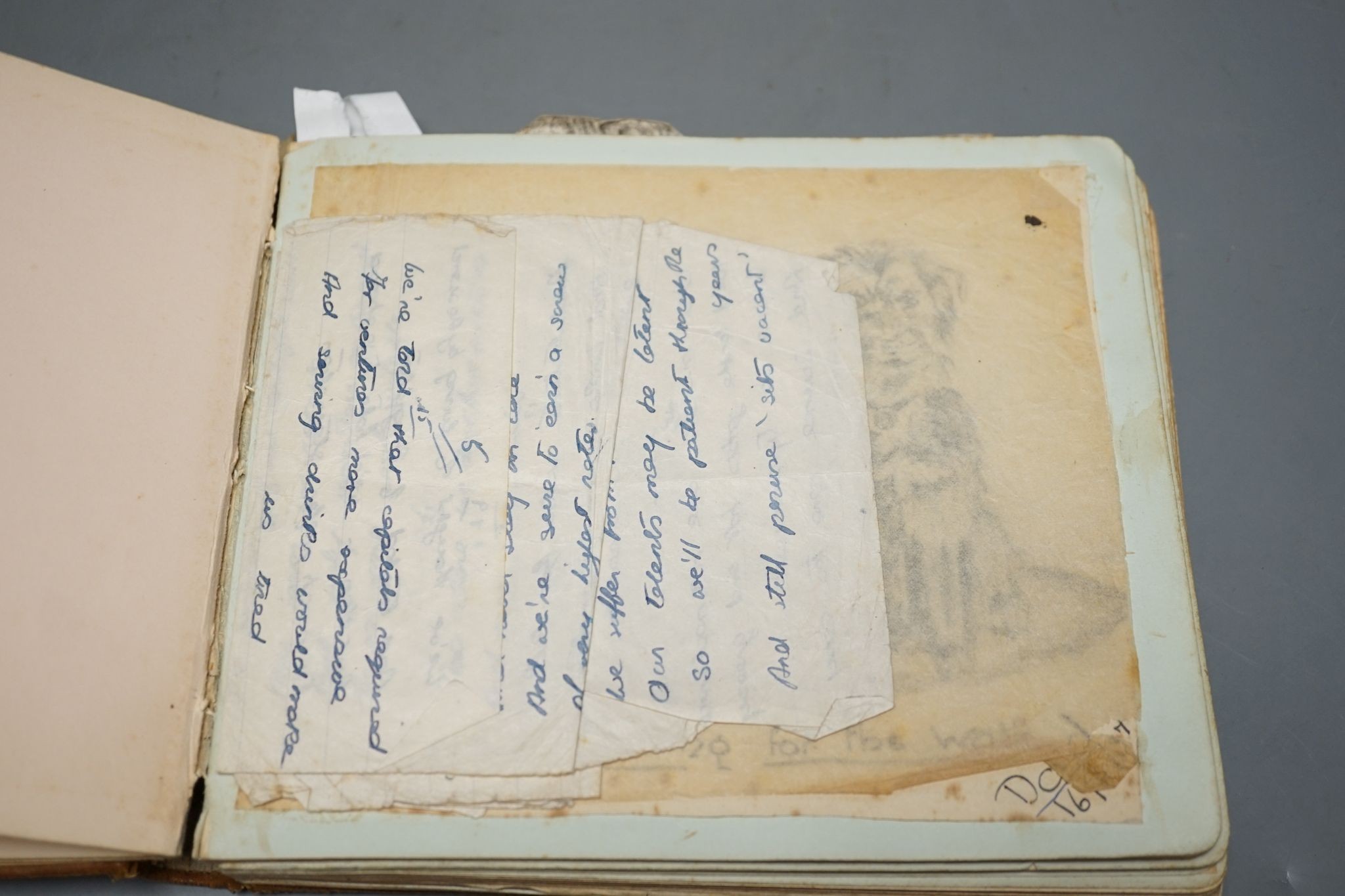 Churchill interest - a letter of correspondance from his private secretary R.D. Curtis dated 28th August 1947, an album of autographs including letter from admirality, 1939-1944.